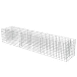 Gabion plantenbak verhoogd 270x50x50 cm gegalvaniseerd staal