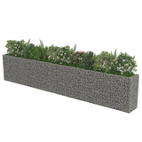 Gabion plantenbak verhoogd 540x50x100 cm gegalvaniseerd staal