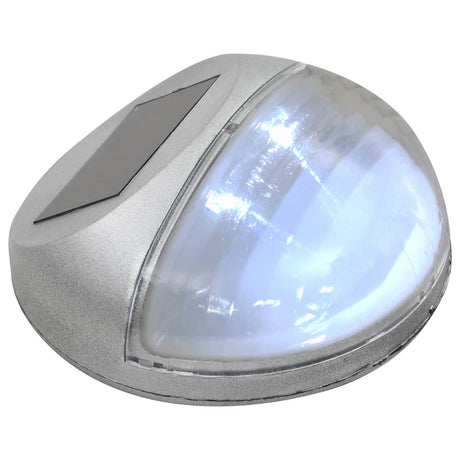 LED-wandlampen solar rond zilver 12 st - AllerleiShop