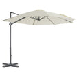 Zweefparasol met aluminium paal 300 cm zandkleurig - AllerleiShop