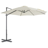 Zweefparasol met aluminium paal 300 cm zandkleurig - AllerleiShop