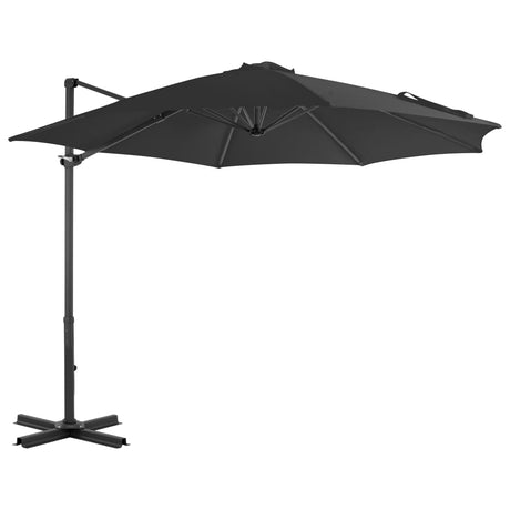 Zweefparasol met aluminium paal 300 cm antracietkleurig - AllerleiShop