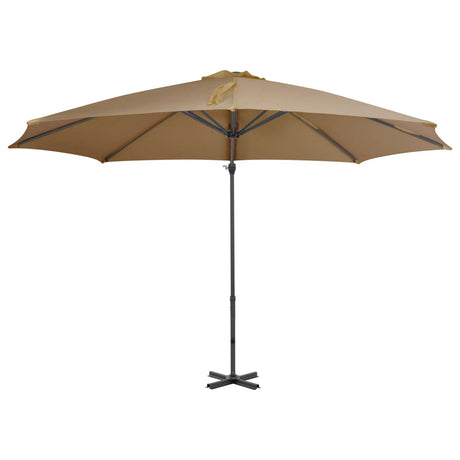 Zweefparasol met aluminium paal 300 cm taupe - AllerleiShop