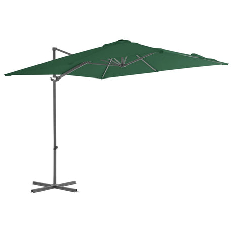 Zweefparasol met stalen paal 250x250 cm groen - AllerleiShop