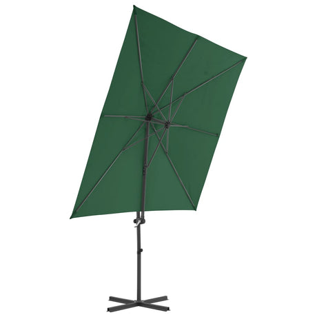 Zweefparasol met stalen paal 250x250 cm groen - AllerleiShop