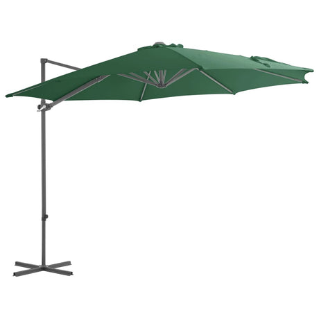 Zweefparasol met stalen paal 300 cm groen - AllerleiShop