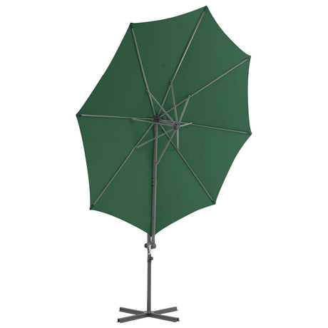 Zweefparasol met stalen paal 300 cm groen - AllerleiShop