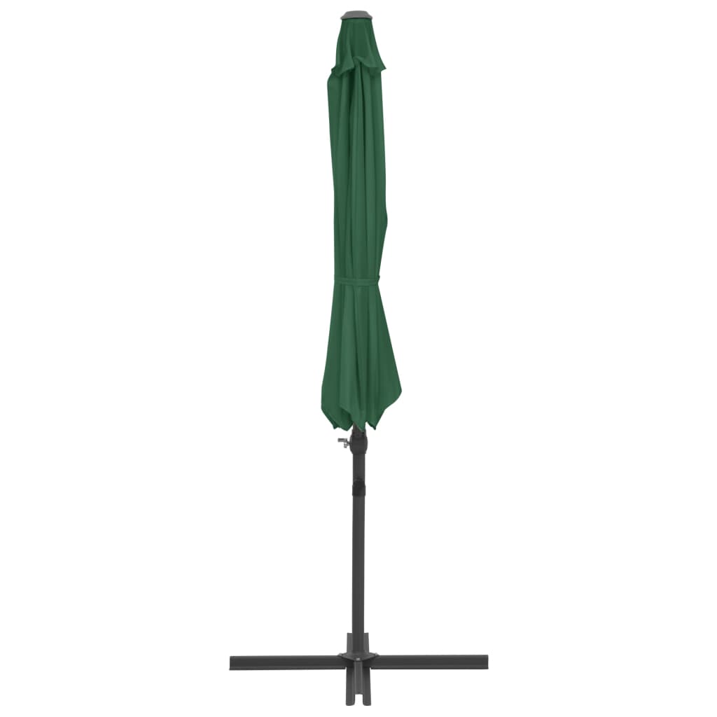 Zweefparasol met stalen paal 300 cm groen - AllerleiShop