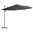 Zweefparasol met stalen paal 300 cm antraciet - AllerleiShop