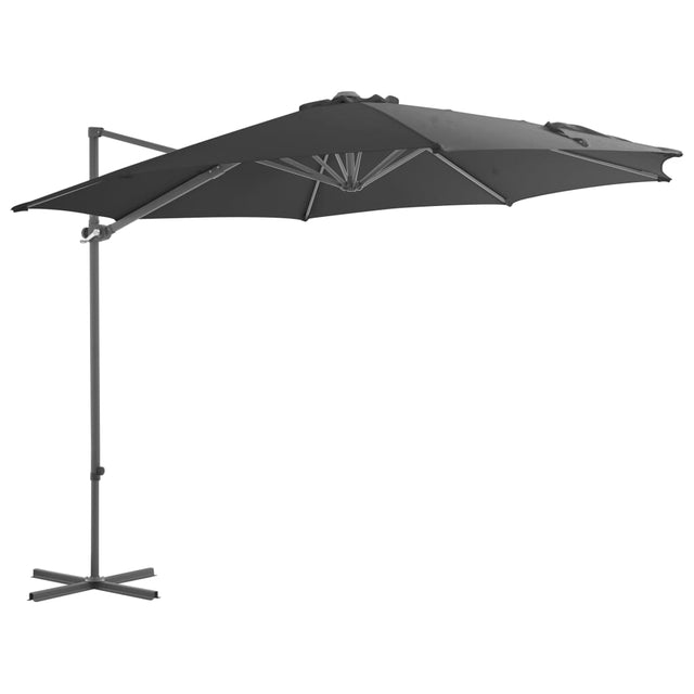 Zweefparasol met stalen paal 300 cm antraciet - AllerleiShop