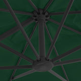 Zweefparasol met aluminium paal 400x300 cm groen - AllerleiShop