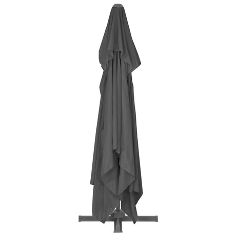 Zweefparasol met aluminium paal 400x300 cm antracietkleurig - AllerleiShop