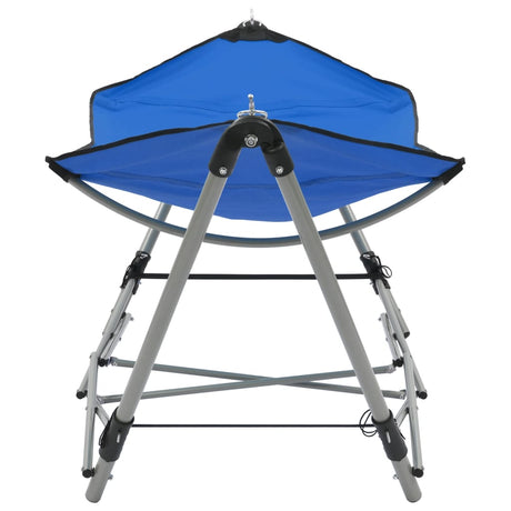 Hangmat met inklapbare standaard blauw - AllerleiShop