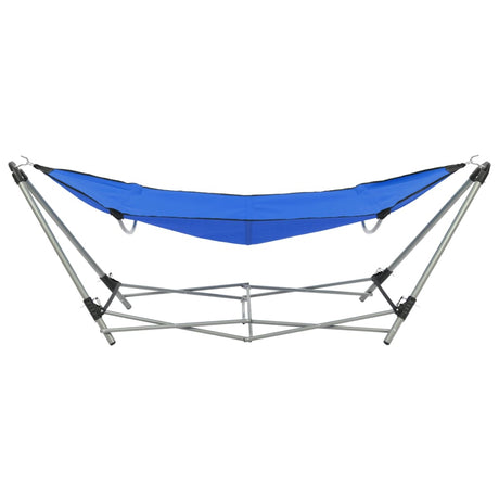 Hangmat met inklapbare standaard blauw - AllerleiShop