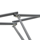 Hangmat met inklapbare standaard blauw - AllerleiShop