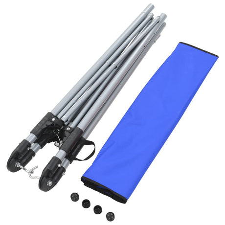 Hangmat met inklapbare standaard blauw - AllerleiShop