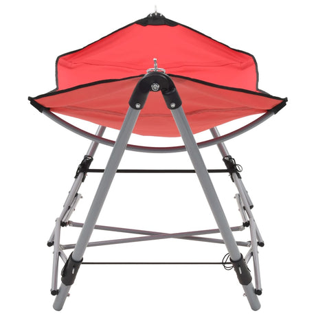 Hangmat met inklapbare standaard rood - AllerleiShop