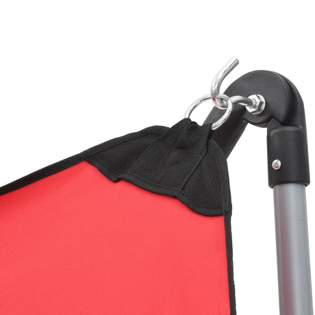 Hangmat met inklapbare standaard rood - AllerleiShop