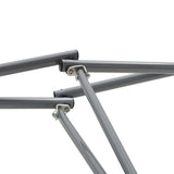 Hangmat met inklapbare standaard rood - AllerleiShop