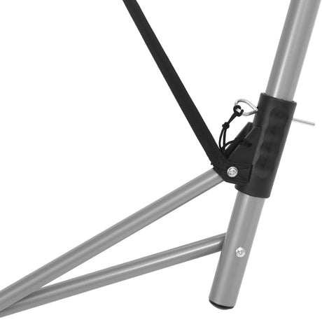 Hangmat met inklapbare standaard zwart - AllerleiShop