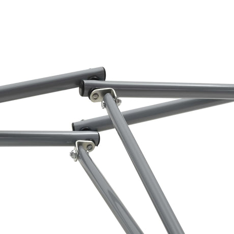 Hangmat met inklapbare standaard grijs - AllerleiShop