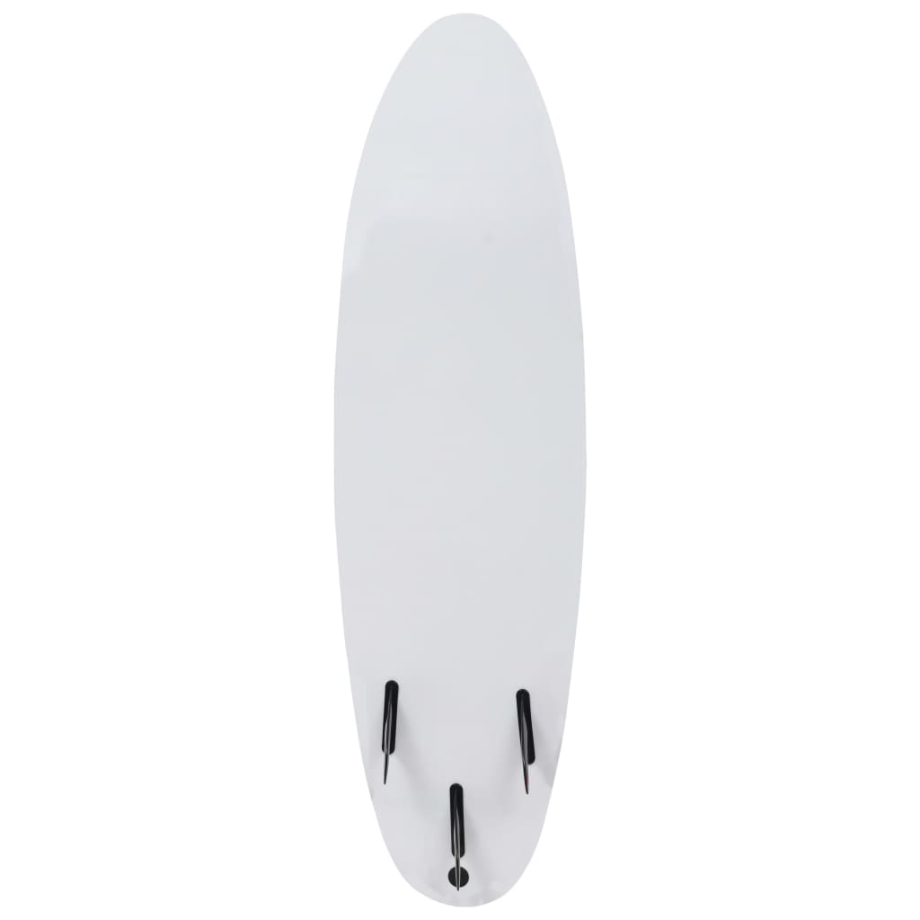 Surfplank 170 cm blauw en crème