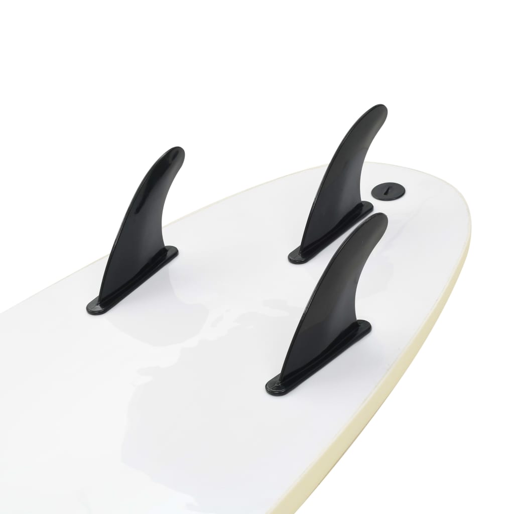 Surfplank 170 cm blauw en crème