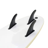 Surfplank 170 cm blauw en crème