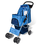 Wandelwagen voor honden 15 kg blauw