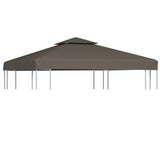 Prieeldak 2-laags 310 g/m² 3x3m taupe - AllerleiShop
