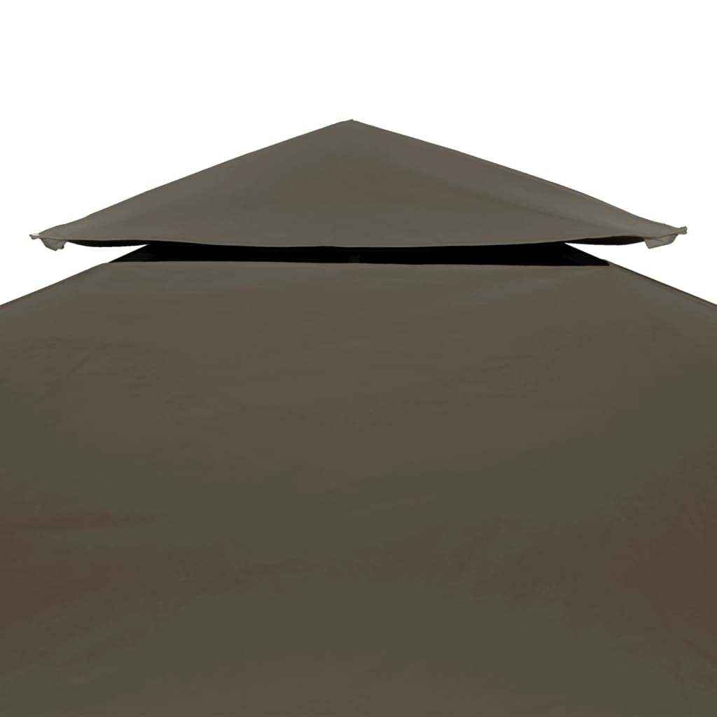 Prieeldak 2-laags 310 g/m² 3x3m taupe - AllerleiShop