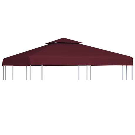 Prieeldak 2-laags 3x3m 310 g/m² bordeaux - AllerleiShop