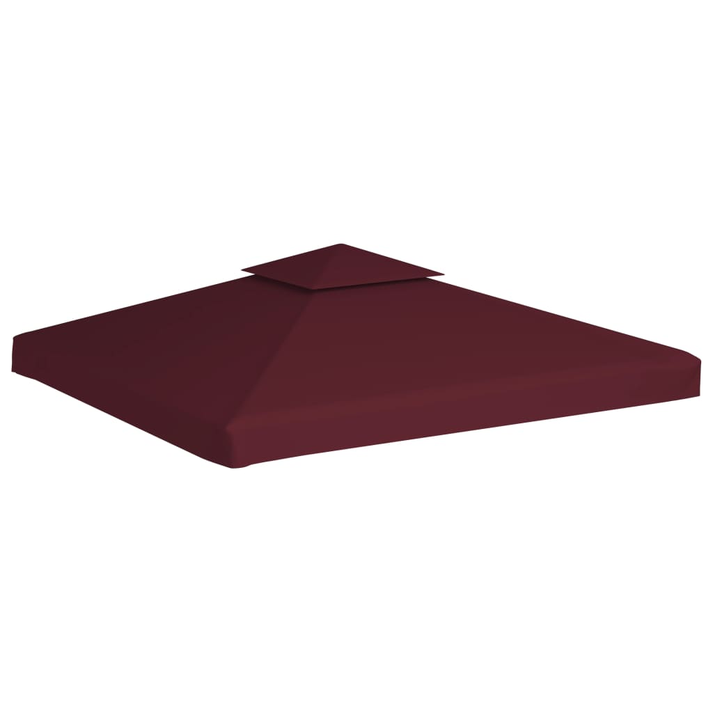 Prieeldak 2-laags 3x3m 310 g/m² bordeaux - AllerleiShop