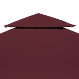 Prieeldak 2-laags 3x3m 310 g/m² bordeaux - AllerleiShop