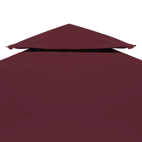 Prieeldak 2-laags 3x3m 310 g/m² bordeaux - AllerleiShop