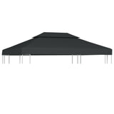 Prieeldak 2-laags 4x3m 310 g/m² antracietkleurig - AllerleiShop