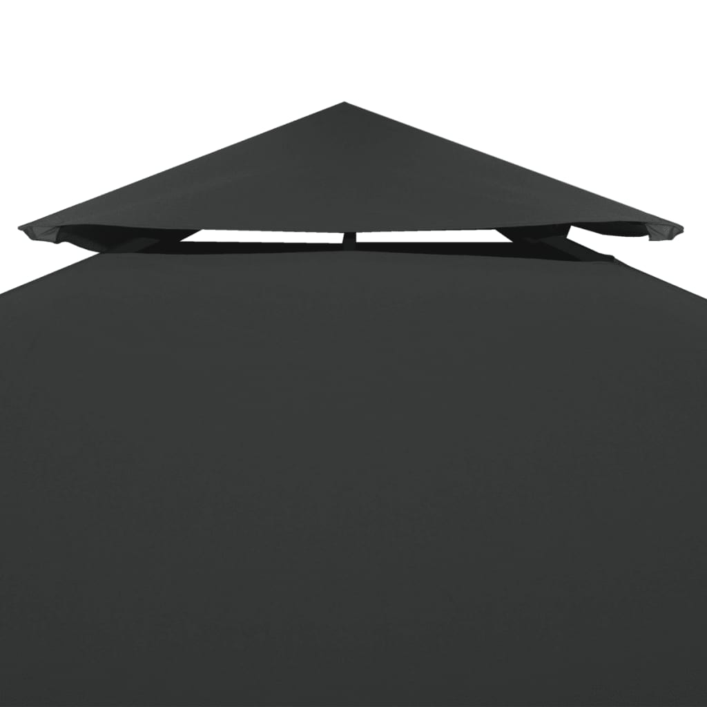 Prieeldak 2-laags 4x3m 310 g/m² antracietkleurig - AllerleiShop