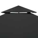 Prieeldak 2-laags 4x3m 310 g/m² antracietkleurig - AllerleiShop
