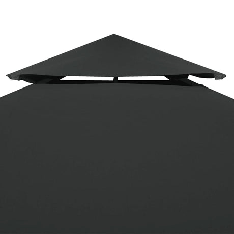 Prieeldak 2-laags 4x3m 310 g/m² antracietkleurig - AllerleiShop
