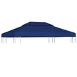 Prieeldak 2-laags 4x3m 310 g/m² blauw - AllerleiShop