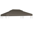 Prieeldak 2-laags 4x3m 310 g/m² taupe - AllerleiShop