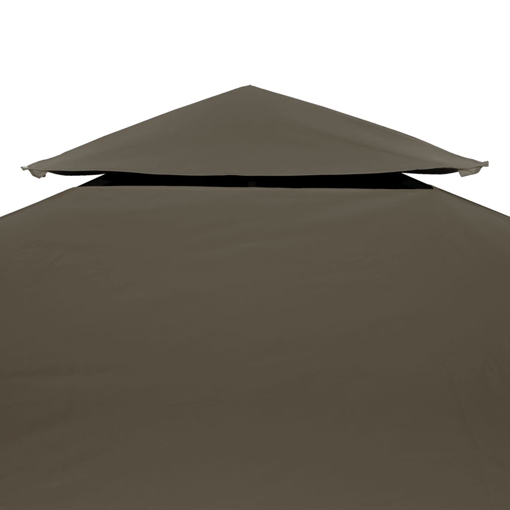 Prieeldak 2-laags 4x3m 310 g/m² taupe - AllerleiShop