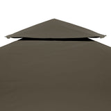 Prieeldak 2-laags 4x3m 310 g/m² taupe - AllerleiShop