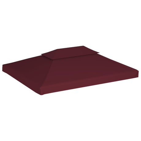 Prieeldak 2-laags 4x3m 310 g/m² bordeaux - AllerleiShop