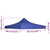 Partytentdak 3x3 m blauw - AllerleiShop