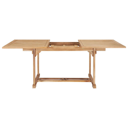 Tuintafel verlengbaar 150-200x100x75 cm massief teakhout - AllerleiShop