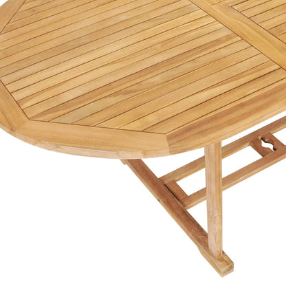 Tuintafel verlengbaar 150-200x100x75 cm massief teakhout - AllerleiShop