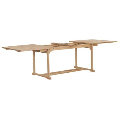 Tuintafel verlengbaar 180-280x100x75 cm massief teakhout - AllerleiShop