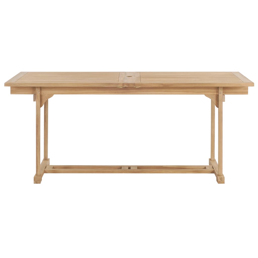 Tuintafel verlengbaar 180-280x100x75 cm massief teakhout - AllerleiShop