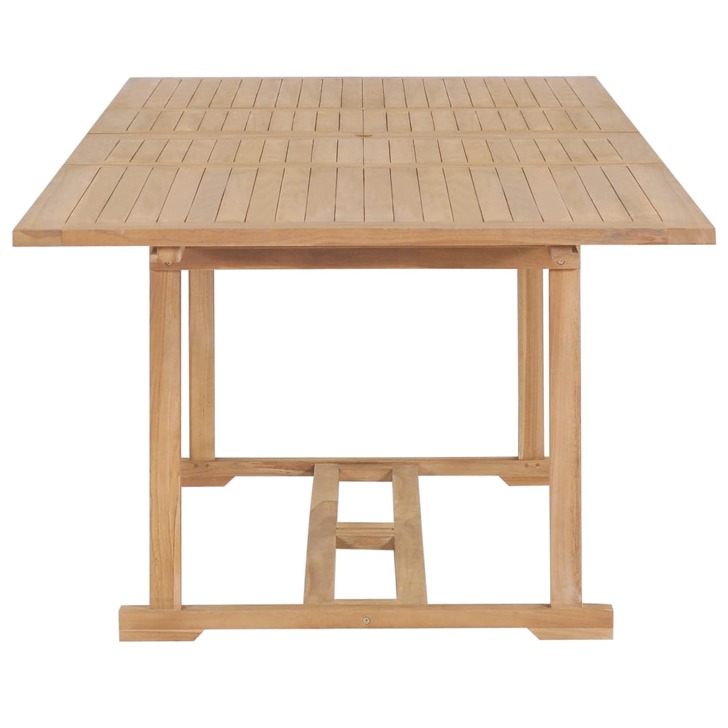 Tuintafel verlengbaar 180-280x100x75 cm massief teakhout - AllerleiShop